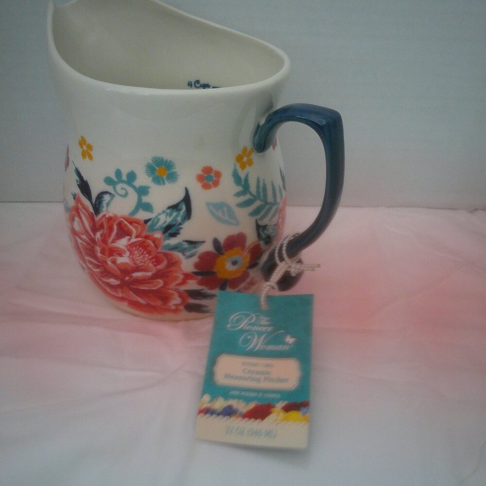 Pioneer Woman Keepsake Measuring Pitcher NEW